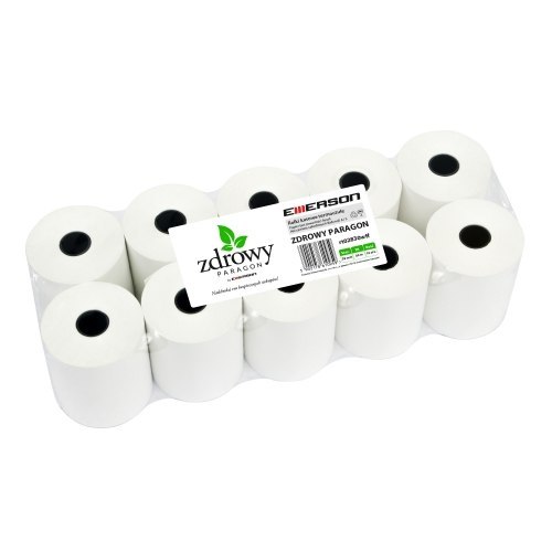 THERMAL ROLL - HEALTHY RECEIPT 28MM X 30M, CARTON = 240 EMERSON ROLLS